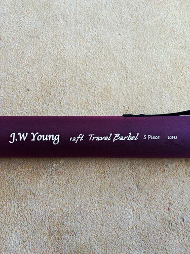 Young 12ft travel barbel - j.w.,