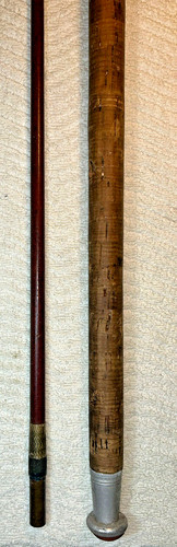 Hollow fibreglass spinning rod - hollow,