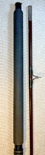 Hollow fibreglass spinning rod - hollow,